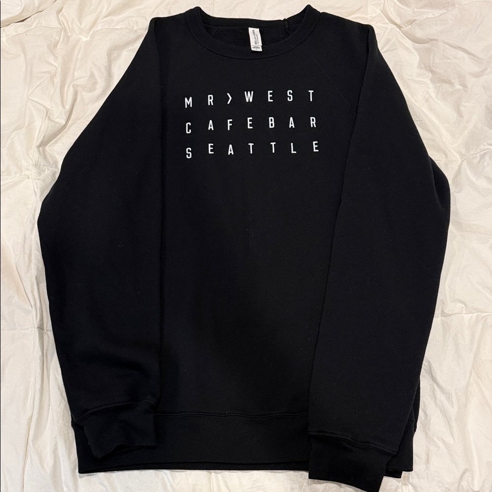 Bella Canvas Black Crewneck Sweater